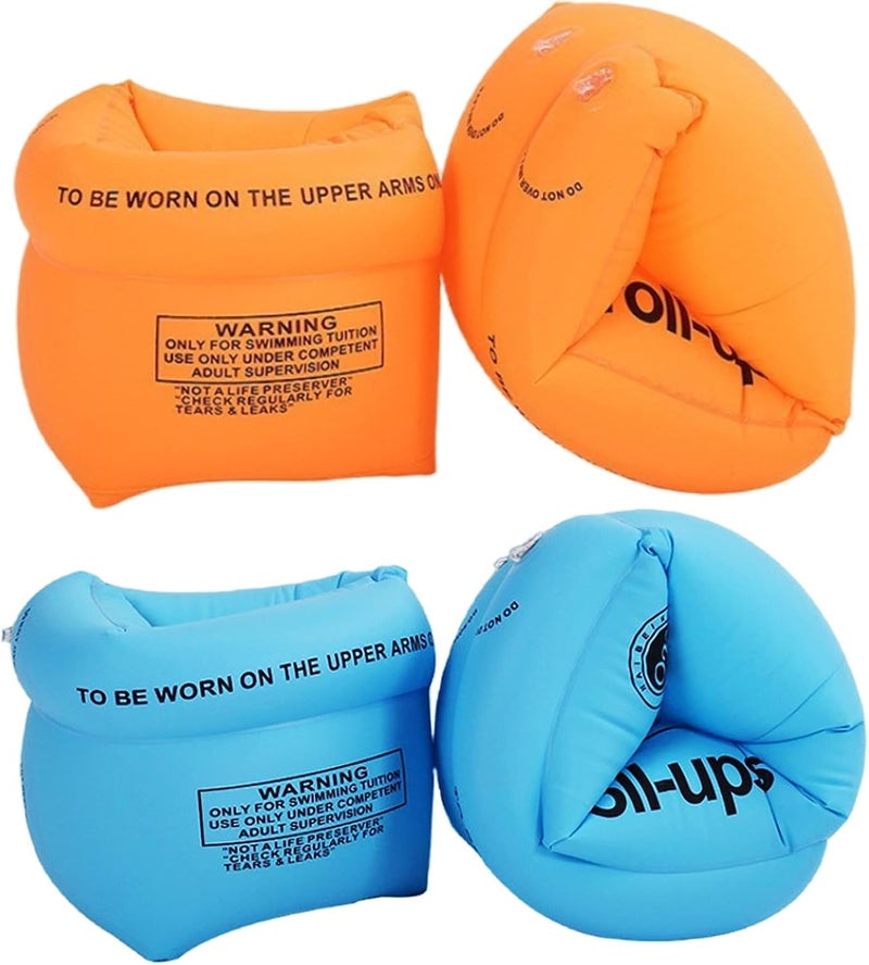 YUNLOVXEE 2-4 Pack Arm Floaties Swimming Rings for Kids Children Adults, Pool Floats Arm Bands, Inflatable Swim Rings, PVC Arm Bands Floater Sleeves for Toddlers Children 3-5-6-12 Years - Image 1